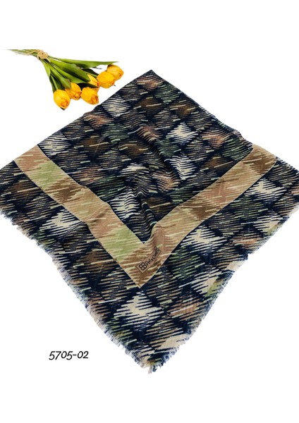 5705 Flamlı Pamuk Eşarp