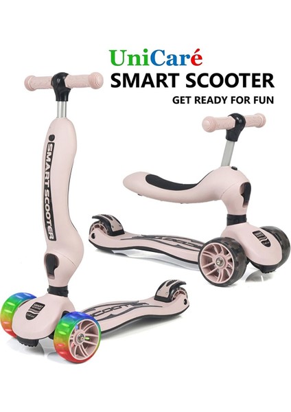 Unicare Smart Oturaklı Çocuk Scooter Pembe fiyatları