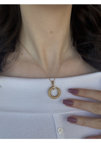 Yarım Tur Gold Kolye fiyatları