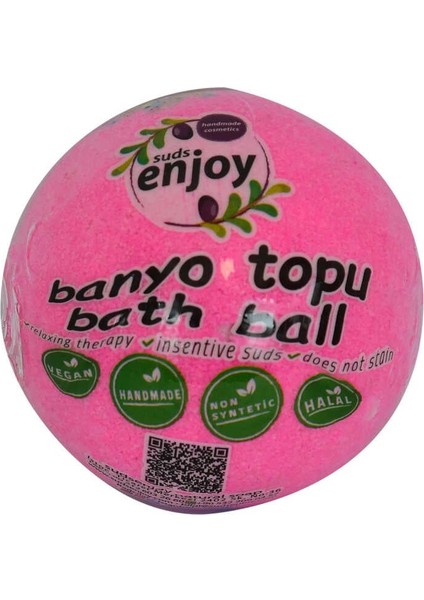 Pembe Düşler El Yapımı Banyo Küvet Topu Sabunu Pembe 90-120 gr fiyatları