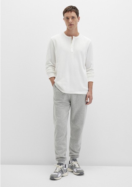 Ekru Uzun Kollu Tişört 0613115-70057 fiyatları