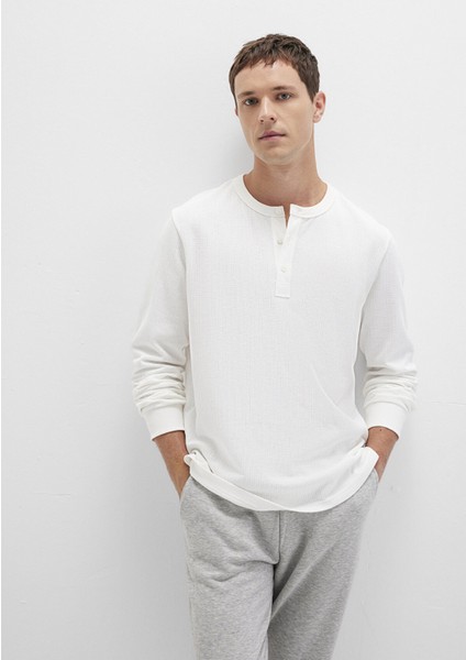 Ekru Uzun Kollu Tişört 0613115-70057 modelleri