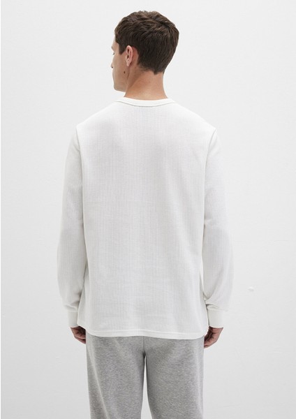 Ekru Uzun Kollu Tişört 0613115-70057 indirimleri