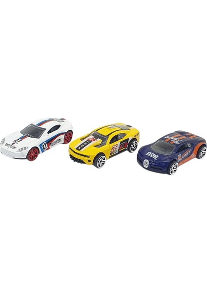3'lü Araba Yarış Seti - Die Cast - DS045