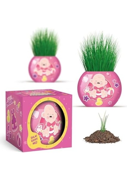 Temalı Çim Adam 6&apos;lı Set – Çocuklar Için Eğitici ve Bitki Yetiştirme Kiti modelleri