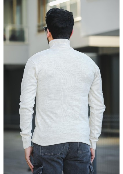 Seka 849 Pamuk Slim Fit Erkek Tam Balıkçı Boğazlı Kazak fırsatları