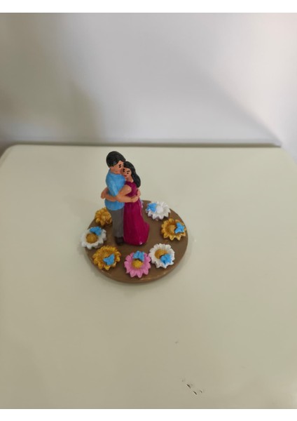 Sarılan Sevgili Dekoratif Biblo - Dekoratif Ev Aksesuarı