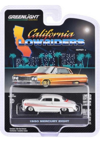 Greenlight 1/64 California Lowriders Series 6- 1950 Mercury Eight Coupe fiyatları
