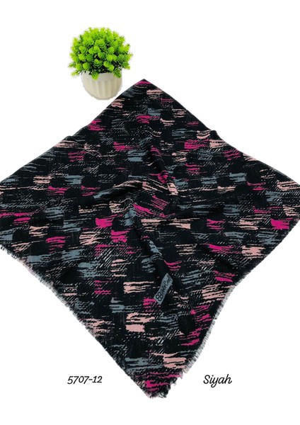 5707 Flamlı Pamuk Eşarp