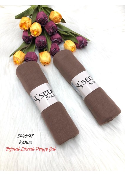 3045 Lüks Likralı Penye Şal