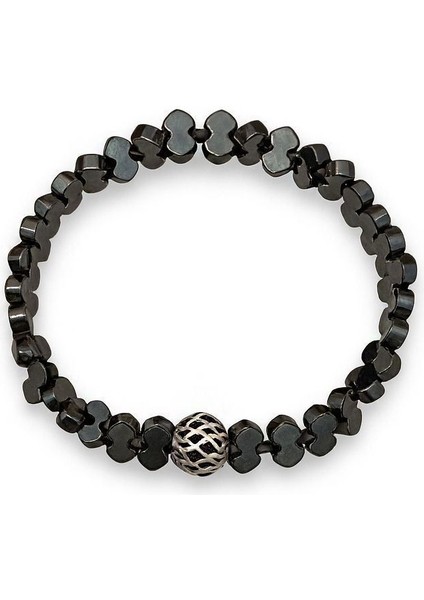 Lastikli Doğal Oniks Taşlı Kadın Bileklik EY33