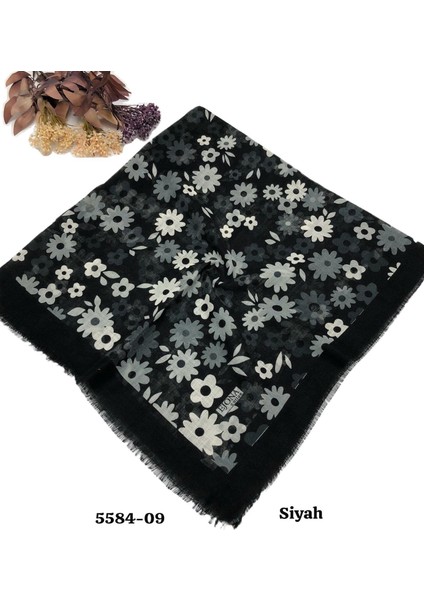 5584 Flamlı Pamuk Eşarp