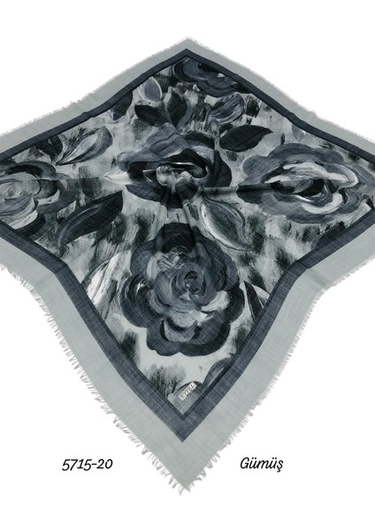 5715 Flamlı Pamuk Eşarp