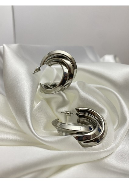Helezon Detaylı Halka Küpe -3 cm fiyatları