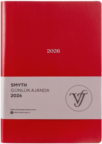 Smyth 2026 Günlük Ajanda A5 (14x21cm) Esnek Kapak Ivory 80 gr.