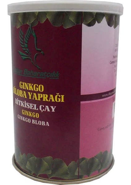 Doğal Ginkgo Biloba Yaprağı 100 gr Teneke Kutu fiyatları