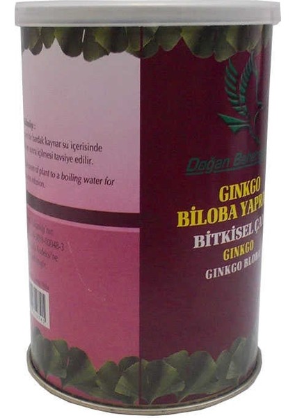 Doğal Ginkgo Biloba Yaprağı 100 gr Teneke Kutu modelleri