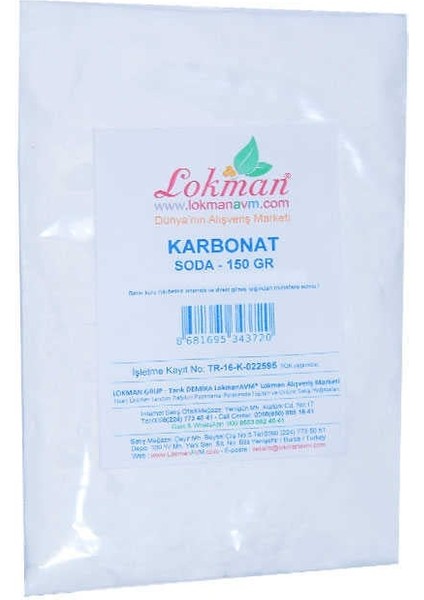 Karbonat Soda 150 gr Paket fiyatları