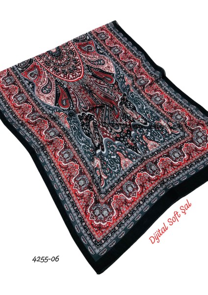 4255 Dijital Soft Şal