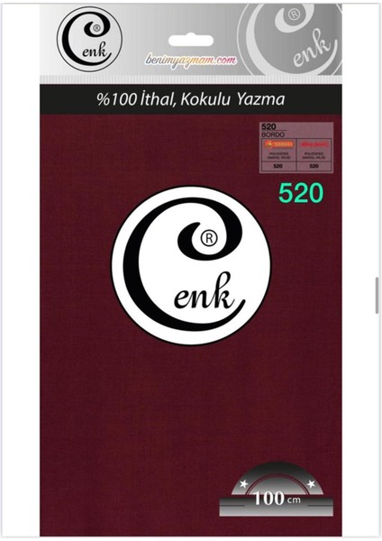 3001 Cenk 100 cm Düz Poşetli Yazma