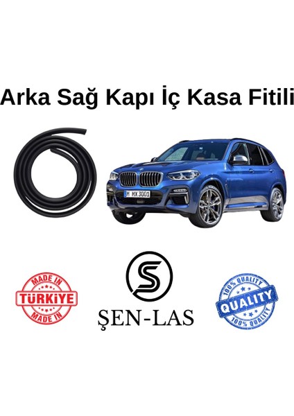 Bmw X3 G01 (2018-2025) Şen-Las Kadifeli Sağ Arka Kapı Fitili ŞL33503