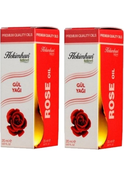 Gül Yağı 20 ml 2 Adet