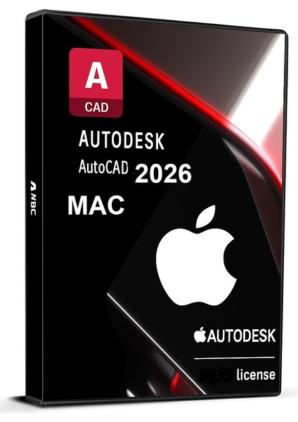 Autocad 2026 (Mac) - 1 Mac 1 Yıl Dijital Kod