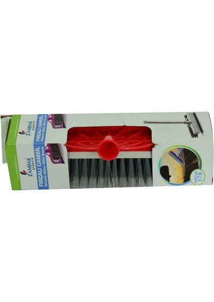 Plastik Fırçalı Saplı Camsil Set Karışık Renk KOD-170 fırsatları