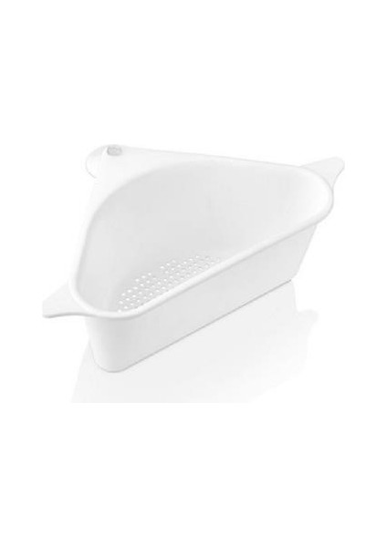 Vantuzlu Üçgen Sebze Meyve Lavabo Raf Evye Süzgeç Sünger Tutucu Düzenleyici Mutfak Organize