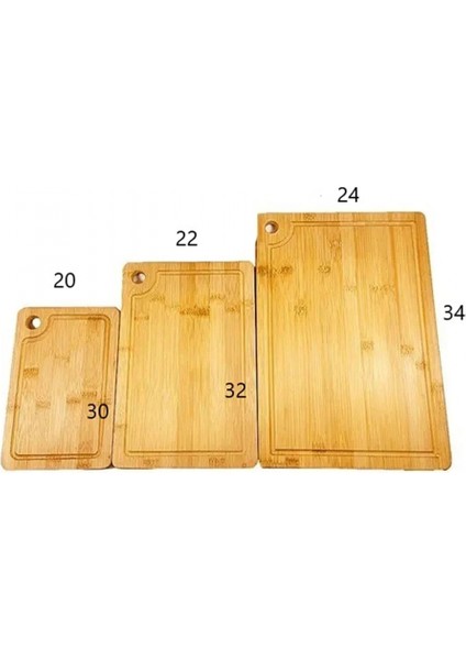 Rossel Premium 3'lü Bambu Kesim Panosu fiyatları