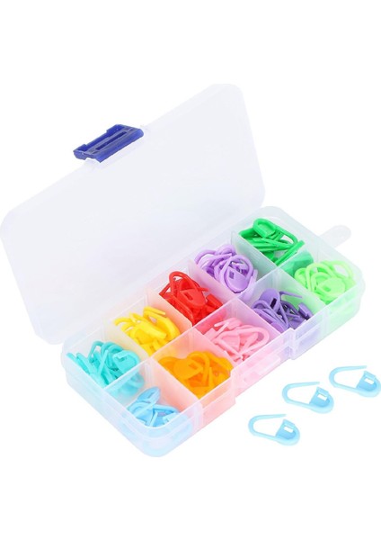 Plastik Çengelli Iğne Ilmek Belirleyici Kutulu (100 Adet) fiyatları