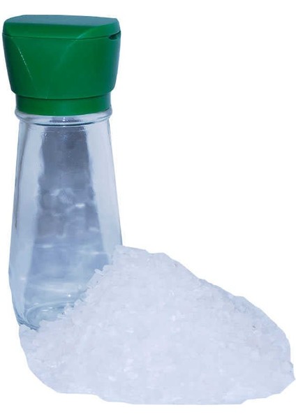 Tuz Karabiber Değirmeni Yeşil + Himalaya Çakıl Tuz Beyaz 250 gr fırsatları