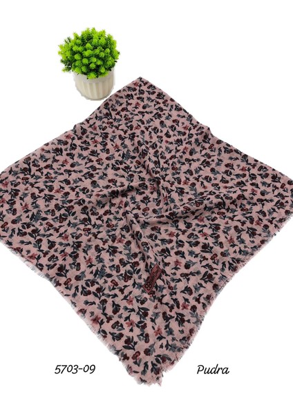 5703 Flamlı Pamuk Eşarp