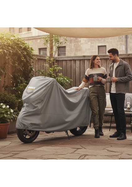 Motosiklet Brandası, Motor Kılıfı, Örtüsü Dış Mekan Motosiklet Örtüsü (XL:245X95X125CM)-GRI fiyatları