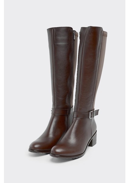 Bilekten Kemerli Hakiki Deri Fermuarlı Kadın Çizme fiyatları