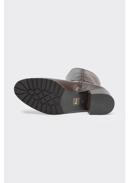 Bilekten Kemerli Hakiki Deri Fermuarlı Kadın Çizme indirimleri