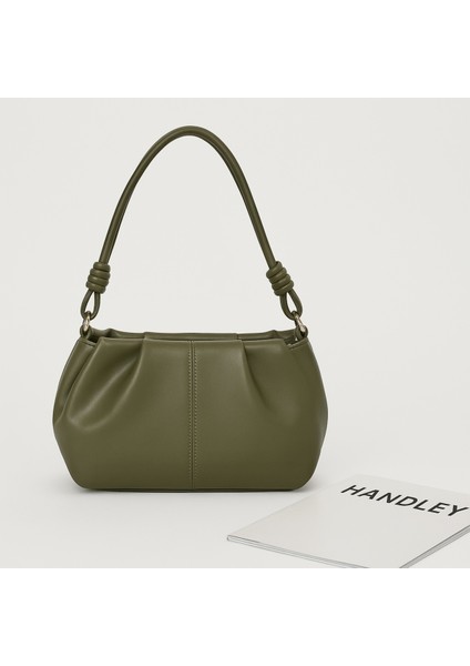 Lüks Pile Detaylı Omuz Çantası