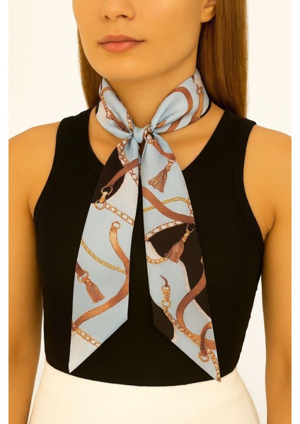 Lüks Şık Tasarımlı Fular 90 cm