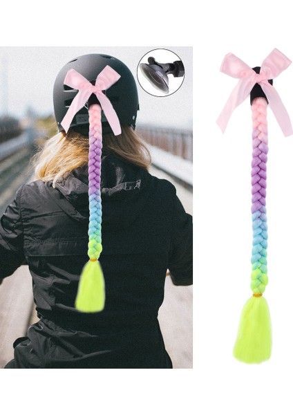 Motosiklet Kaskı Örgülü At Kuyruğu / ACM18