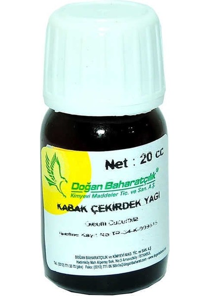 Kabak Çekirdeği Yağı 20CC indirimleri