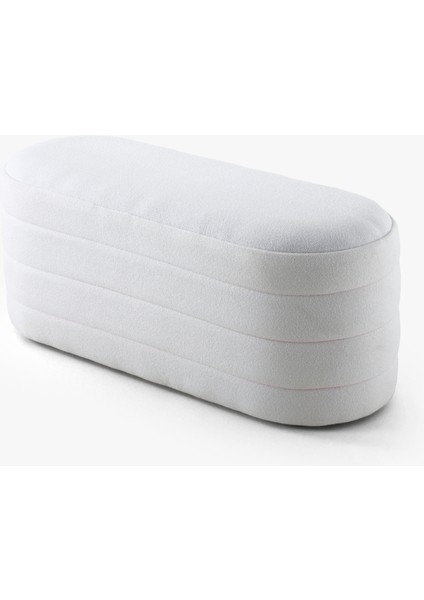 Kapitone Bench Beyaz