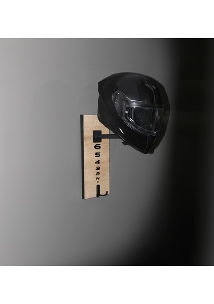 Kask Askısı - Tekli Motosiket Kaskı Askılığı -