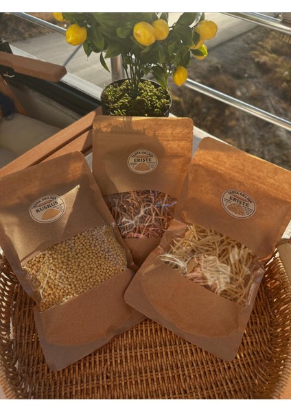 Kuskus- Kavurma Eriştesi- Sade Erişte El Acması