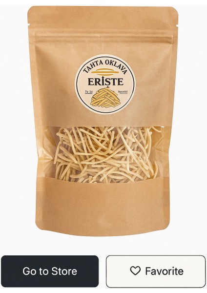 Kuskus- Kavurma Eriştesi- Sade Erişte El Acması fiyatları