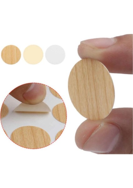 150 Adet - Portakal Yapışkanlı Yapıştırma Vida Tapası Tıpası Siyah Vida Kapatıcı Kapağı modelleri