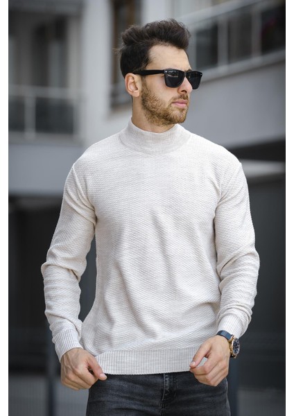 Seka 509 Slim Fit Petek Örgü Erkek Yarım Balıkçı Kazak fiyatları