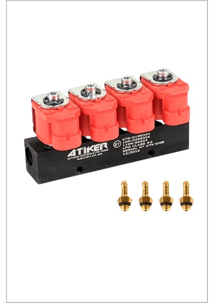 3 Ohm Kırmızı Enjektör 4 Sil