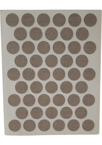 Yapışkanlı Vida Gizleme Yapıştırma Vida Tapası Tıpası Cotton Latte Vida Kapatıcı (50ADET)
