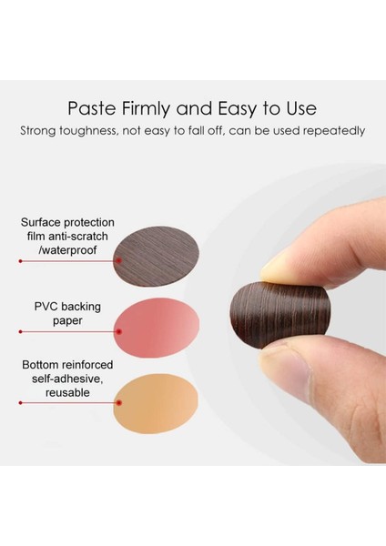 Yapışkanlı Vida Gizleme Yapıştırma Vida Tapası TIPASI(100 Adet) - Mavi