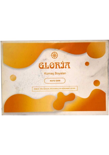 Kumaş Boyası Koyu Sarı 10 gr Pkt